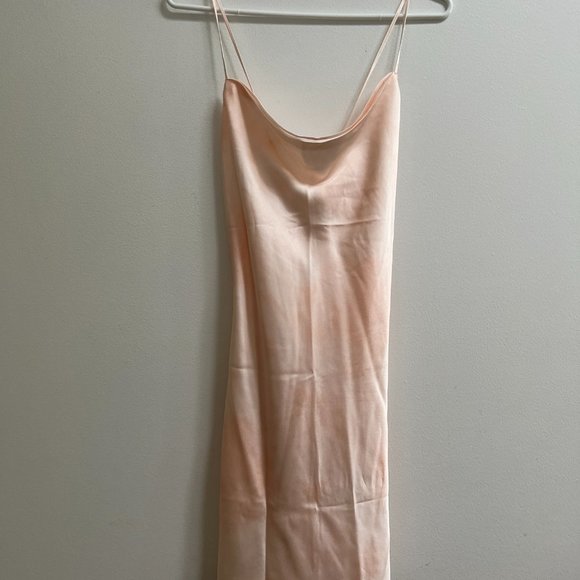 Abercrombie & Fitch Cowl Neck Satin Slip Dress M - Picture 5 of 12